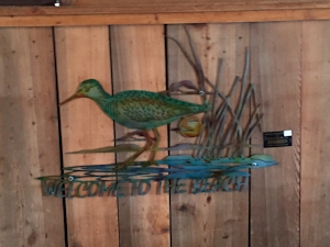 Two new pieces on display at Buddy's Crab House and Oyster bar in Surf City NC. 